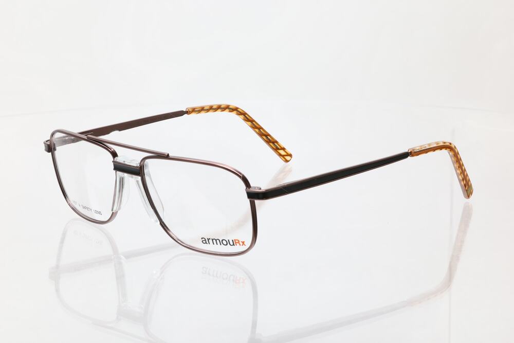 ArmouRx 7006 BRNZ Eyeglass FRAMES ONLY - NEW WITH DEFECTS - READ DESCRIPTION